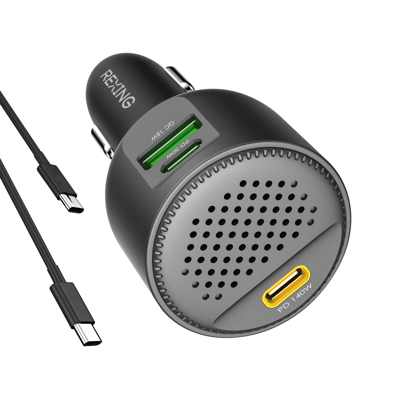 Rexing 3-Port USB-C Car Charger — with Cable Included retailer listing image