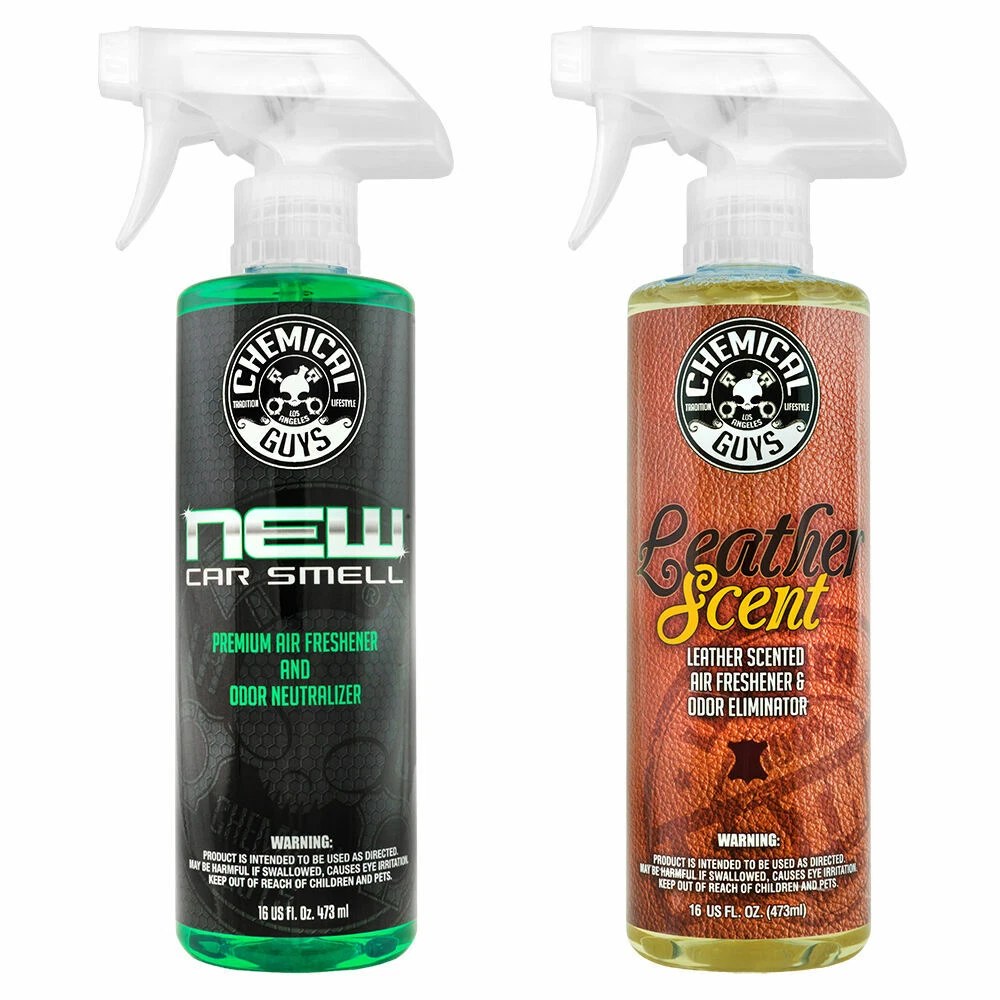 Chemical Guys AIR_300 Scent Combo Pack — New Car + Leather (16 oz) retailer listing image