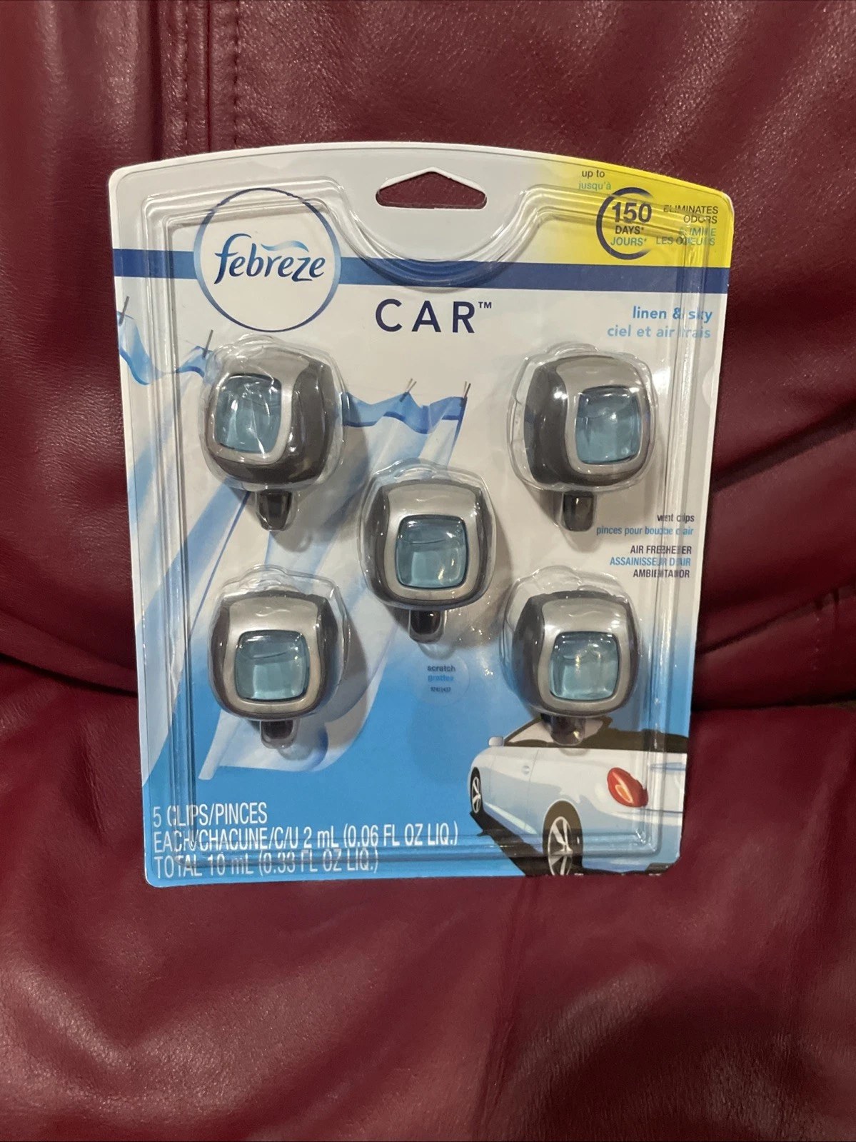 Febreze Car Vent Clips — 5-Pack retailer listing image