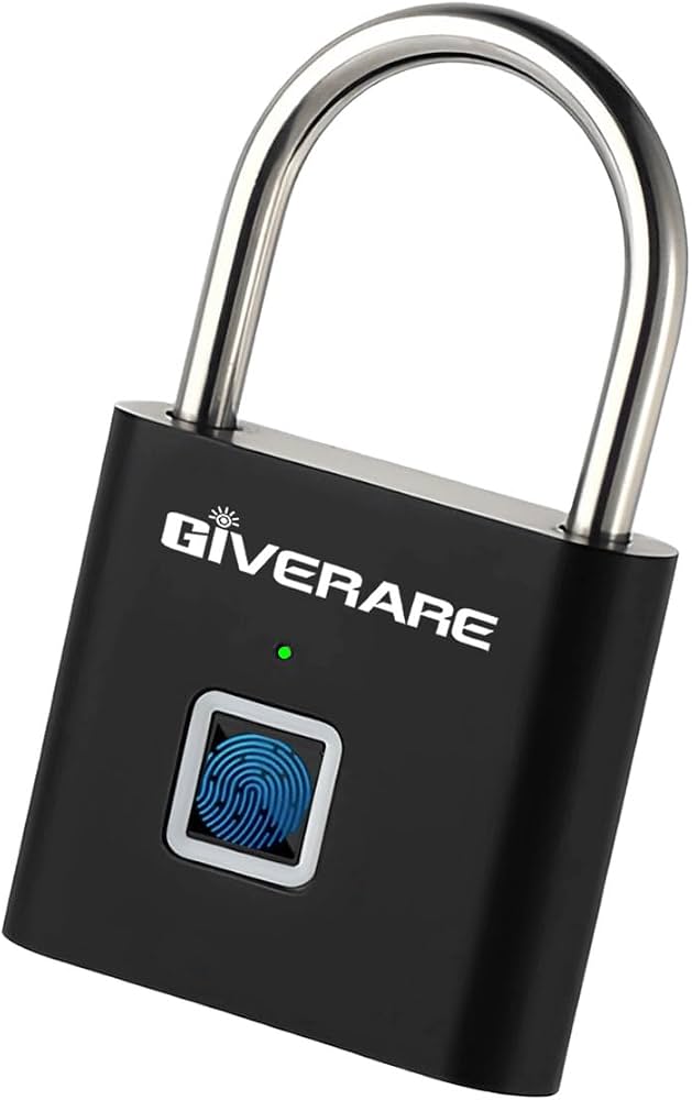 Waterproof Fingerprint Smart Padlock retailer listing image