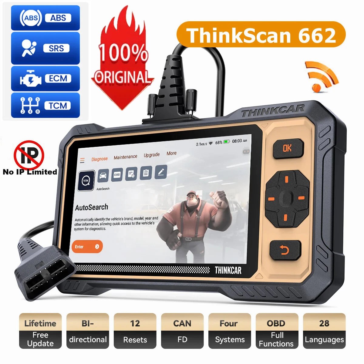 ThinkScan 662 OBD2 Scanner — THINKCAR retailer listing image
